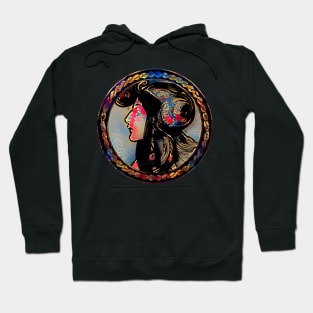 Framed Dream of Vitrail Pour la facade de la Boutique Fouquet Hoodie